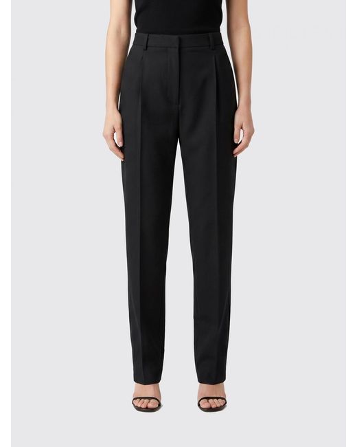 Saint Laurent Black Wool Tailored Trousers