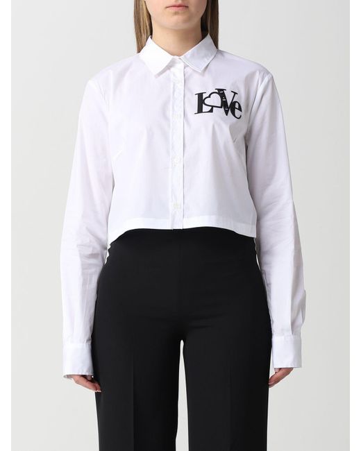 love moschino white shirt