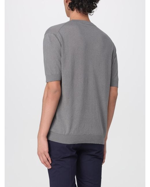 Pullover Girocollo di Zanone in Gray da Uomo