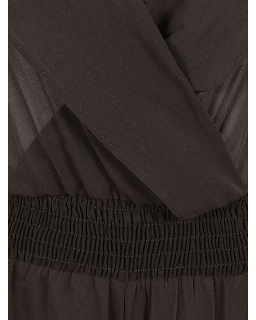 Pinko Black Cotton Blend Jumpsuit