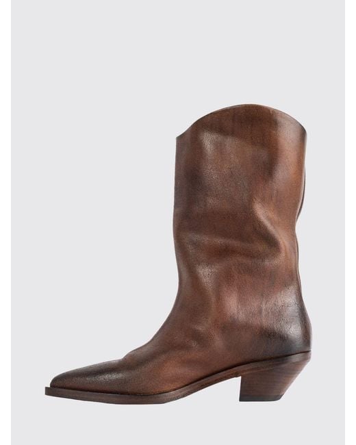 Marsèll Brown Stuzzichello Pointed-Toe Boots