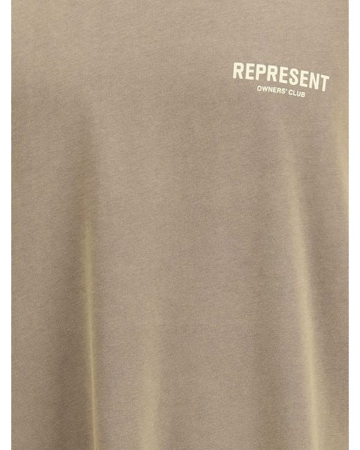 Represent Multicolor Cotton Logo T-Shirt for men