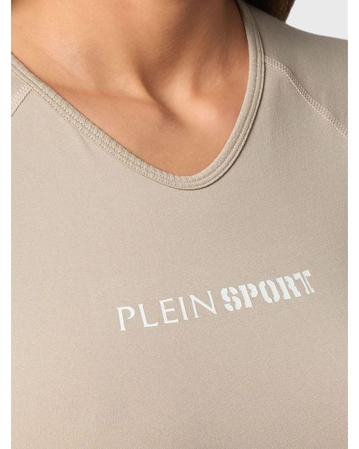 Philipp Plein Natural Crop Top