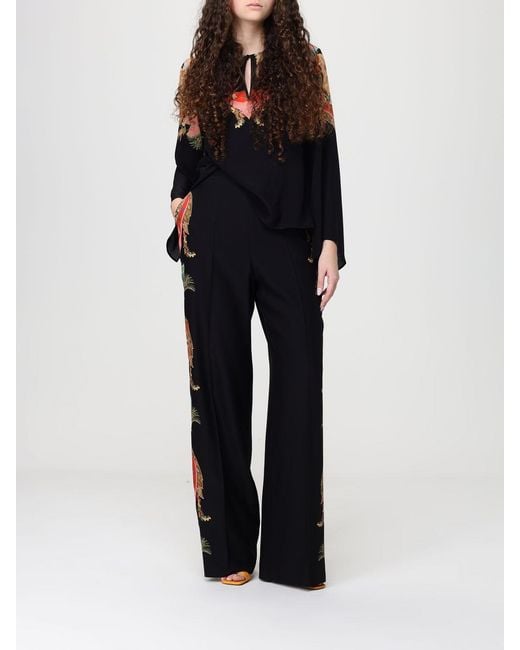 Etro Black Palazzo Trousers