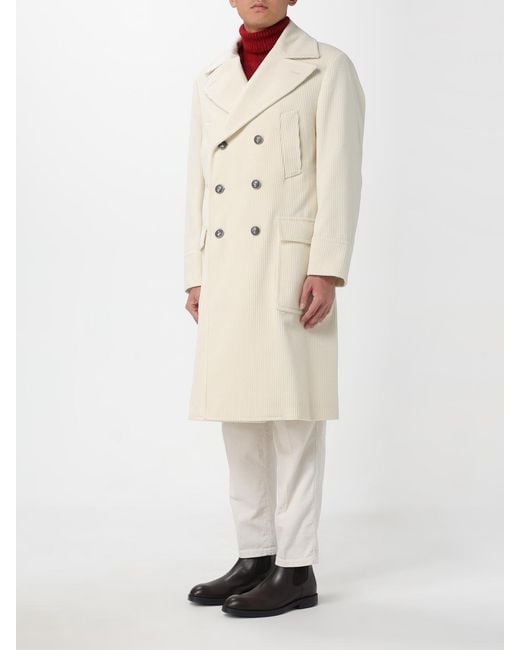 Brunello Cucinelli Natural Trench Coat for men