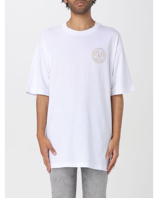 Camiseta Versace de hombre de color White