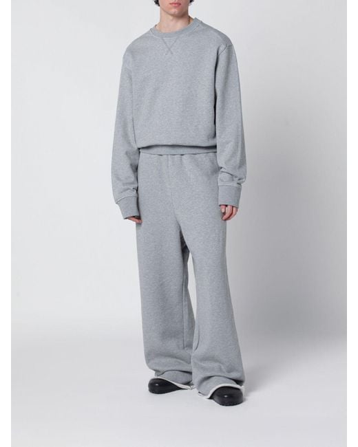 Entire studios Gray Cotton Crewneck Sweatshirt for men