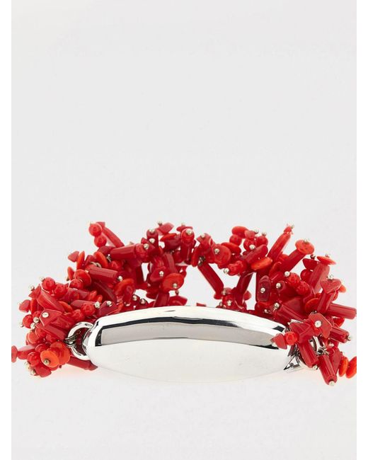Joya Mujer Dries Van Noten de color Red