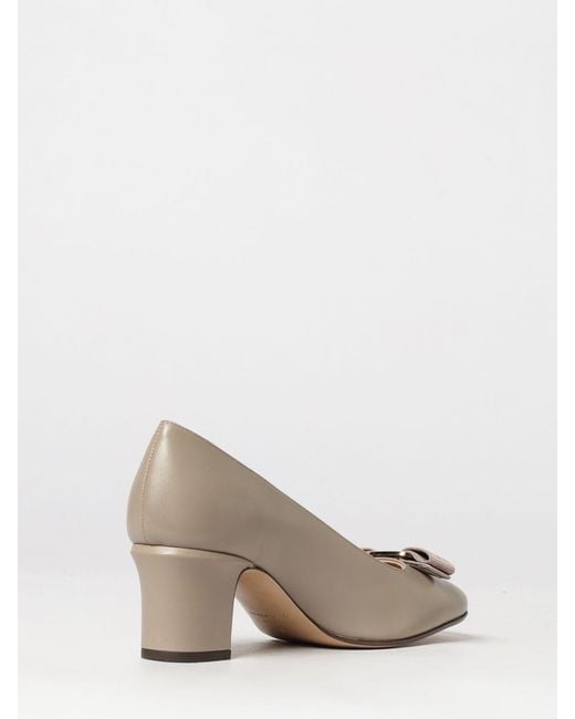 Ferragamo Natural High Heel Shoes