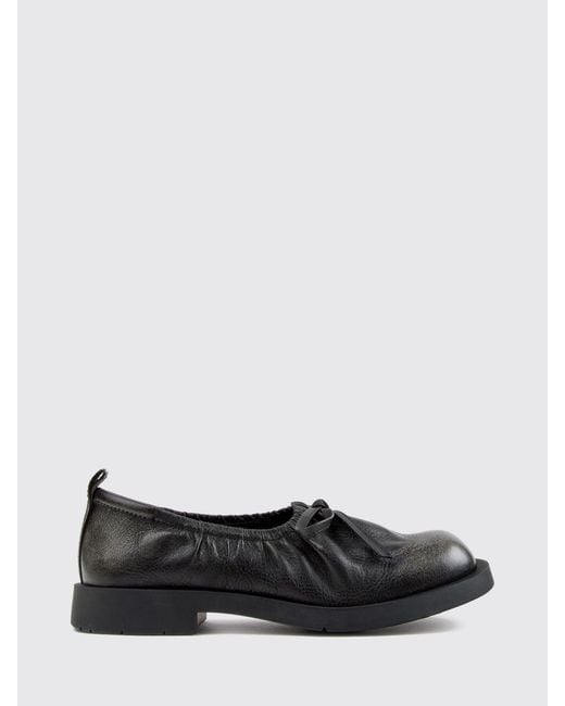 CAMPERLAB White Mil 1978 Calfskin Ballet Flats With Bow