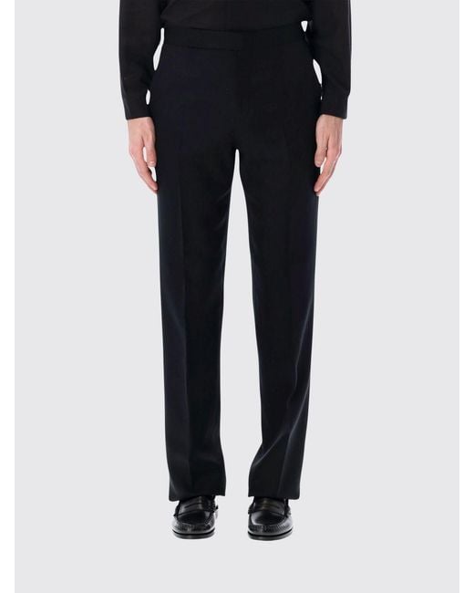 Lardini Black Slim Fit Tailored Pants for men