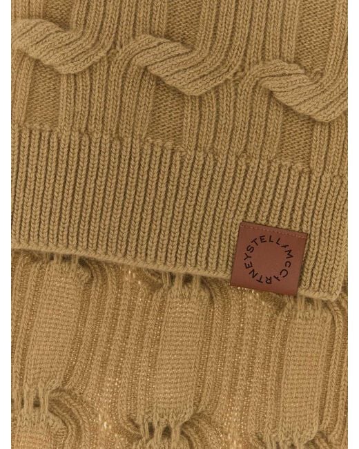 Sciarpa Di Lana di Stella McCartney in Natural