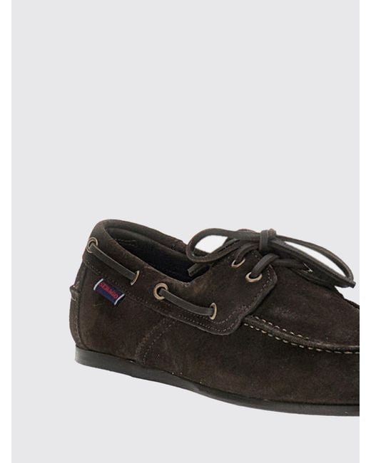 Sebago White Suede Owen Boat Loafers