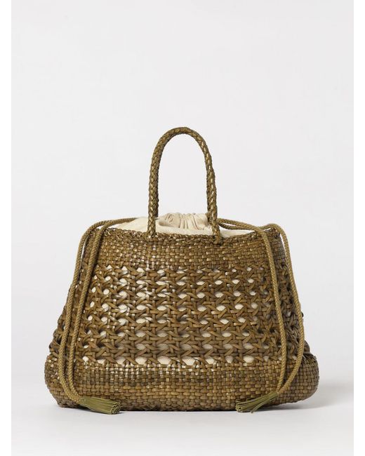 Dragon Diffusion Natural Santa Cano Woven Leather Bag