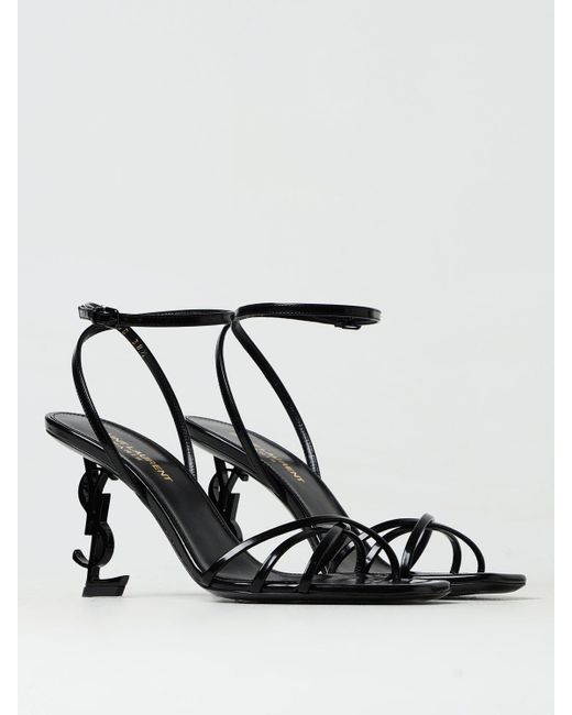 Saint Laurent Black Heeled Sandals