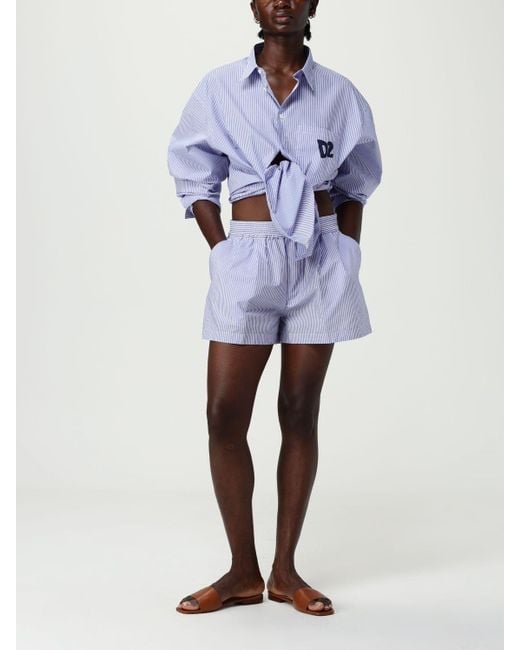 DSquared² Blue Shorts Damen
