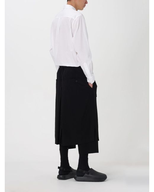 Camicia classica in cotone di Yohji Yamamoto in White da Uomo