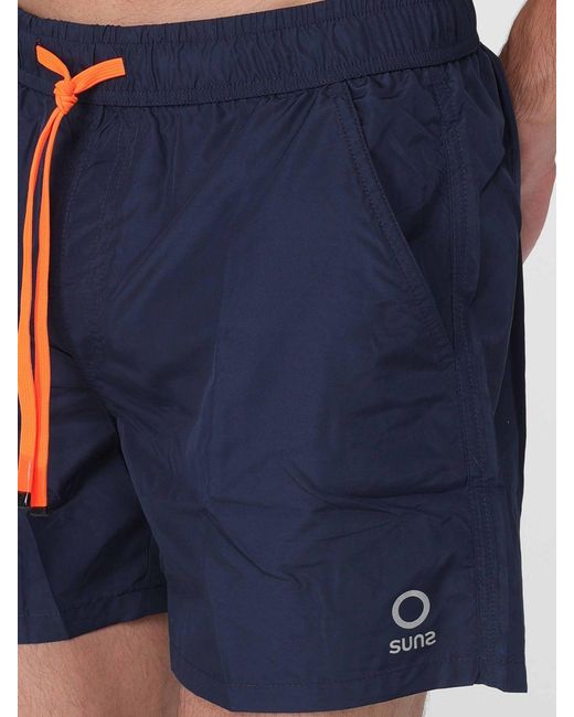 Suns Boards Blue Nylon Swimsuit for men