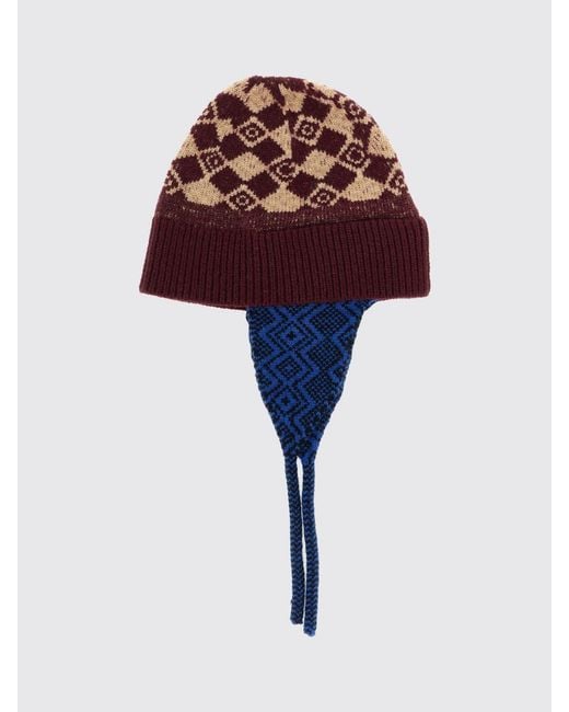 Dries Van Noten Red Hat for men