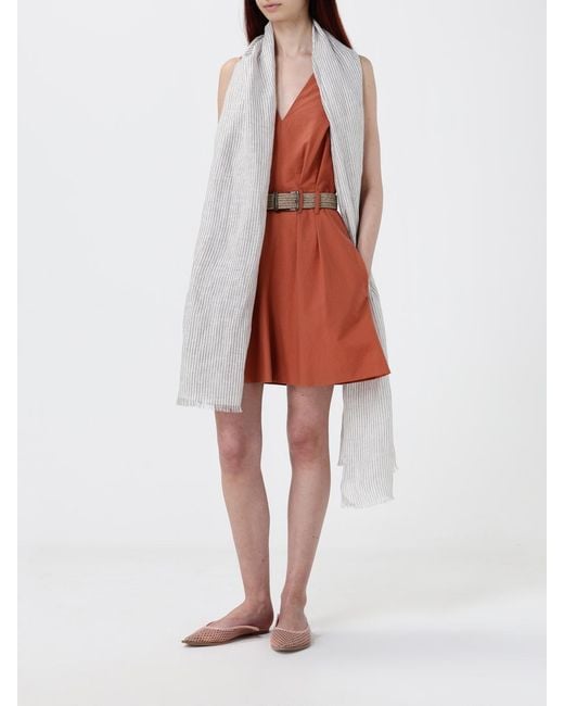 Brunello Cucinelli Natural Scarf