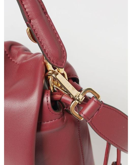 Fendi Purple Mamma Baguette Medium Bag