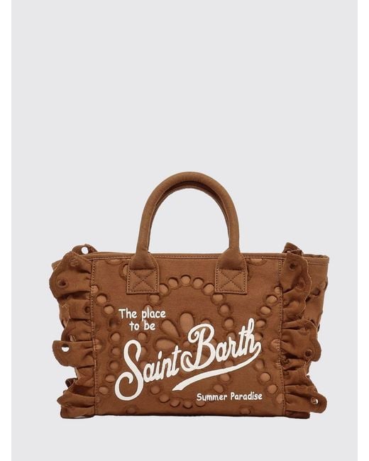 Mc2 Saint Barth Brown Shoulder Bag