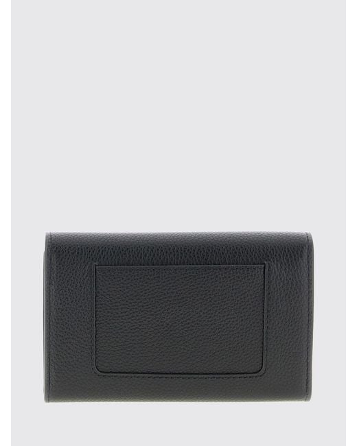 Mulberry Gray Darley Grained Leather Wallet