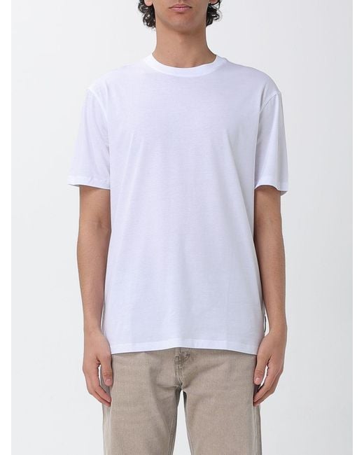 ARMANI EXCHANGE White Basic Crew Neck Cotton T-Shirt for men