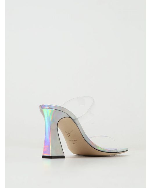 Giuseppe Zanotti Heeled Sandals in White Lyst UK