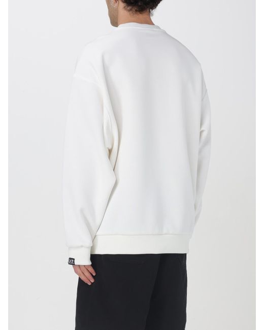 EA7 White Sweatshirt for men