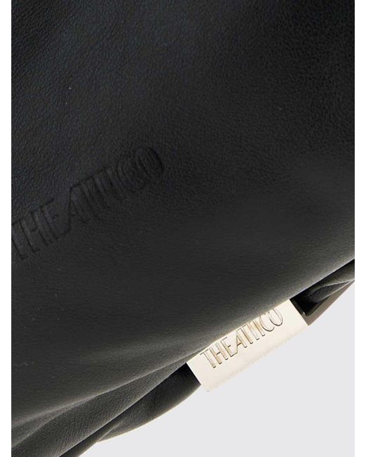 The Attico Black La Scoop Shoulder Bag