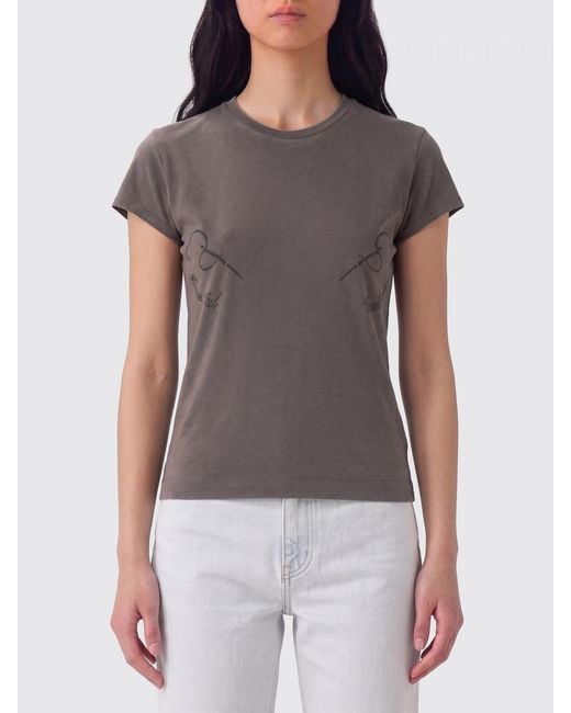 Jean Paul Gaultier Gray Organic Cotton Printed T-Shirts