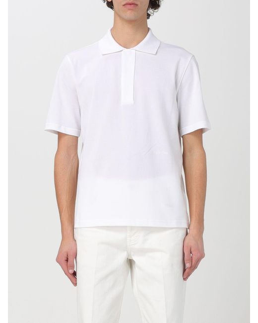 Lanvin White Polo Shirt for men