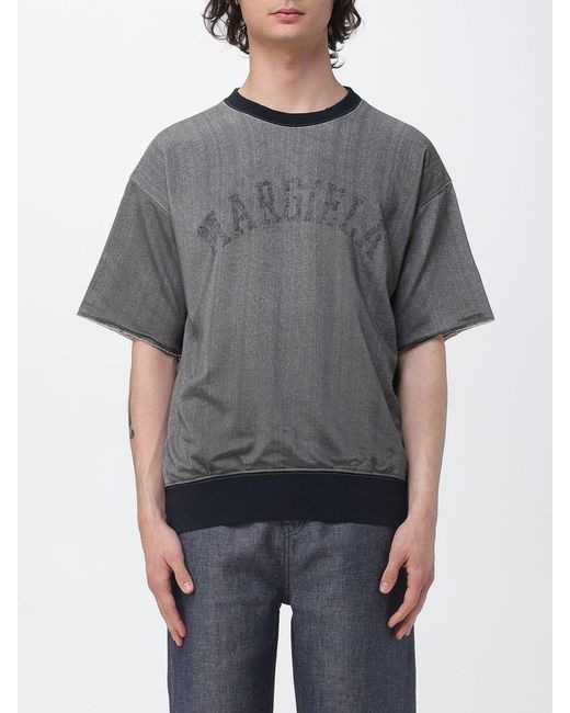 Maison Margiela Gray Viscose Blend Sweatshirt for men