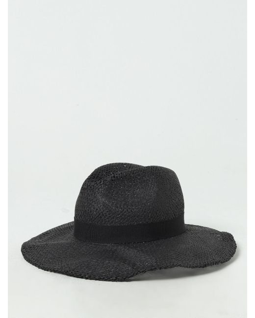 Cappello in carta tessile di Emporio Armani in Black