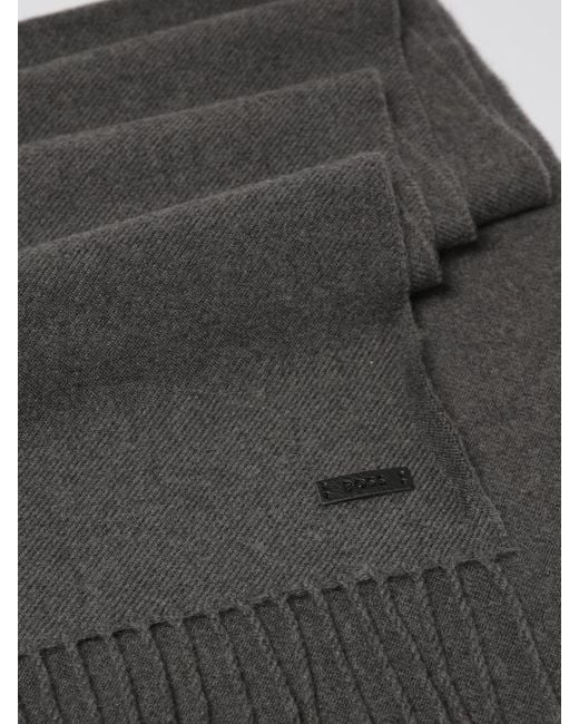 Boss Black Scarf for men