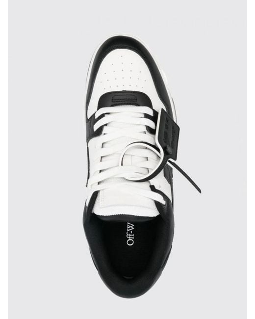 Off-White c/o Virgil Abloh White Out Of Office Leather Sneakers for men