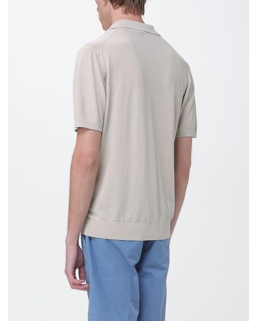 Colmar Blue Cotton Knit Polo Shirt for men