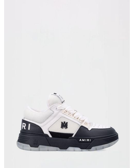 Amiri White Ma-1 Leather And Mesh Sneakers for men