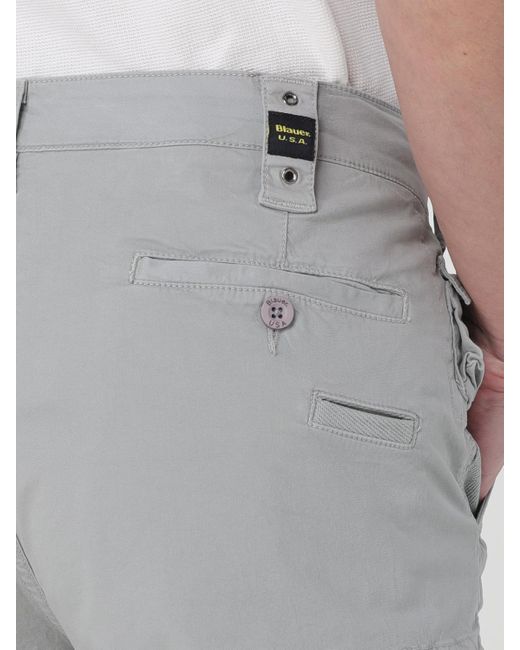 Blauer Shorts Herren in Gray für Herren
