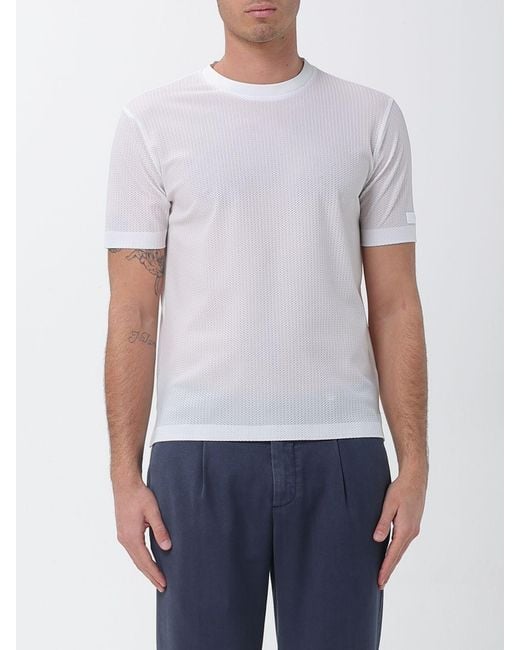 Heskimo White Nylon T-Shirt for men