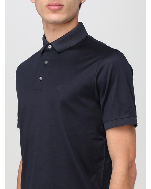 Emporio Armani Blue Polo Shirt for men