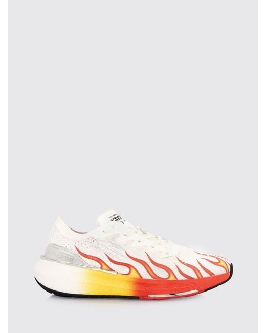 Philipp Plein White Atomic Speed Crochet Knit Sneakers for men