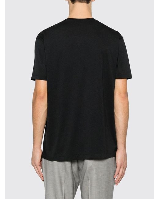 Tom Ford Black Basic Cotton Blend T-Shirt for men