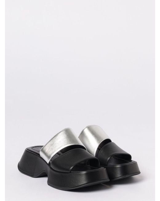 Vic Matié White Vic MatiÉ Leather Sandals