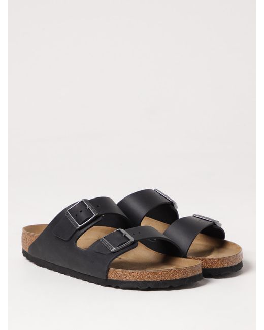 Birkenstock Black Arizona Twostrap Sandals for men