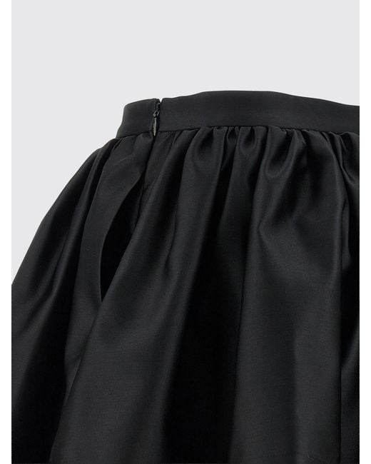 Rabanne Black Crêpe Mini Skirt