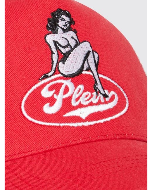 Philipp Plein Red Hat for men