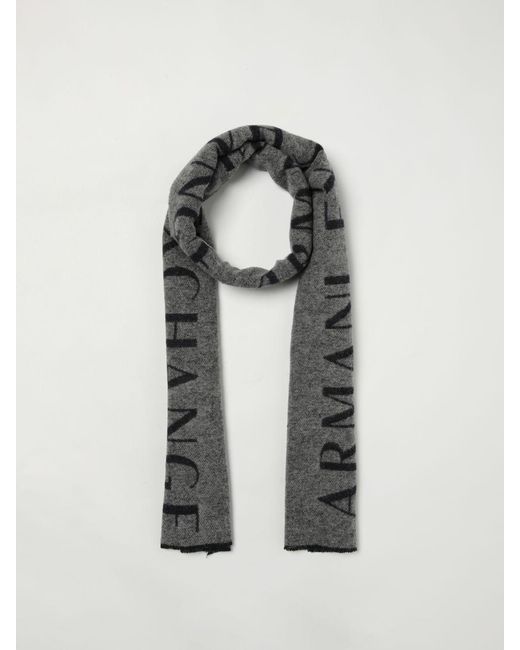 ARMANI EXCHANGE Black Scarf for men