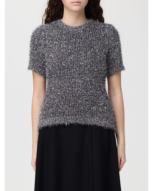 Moschino Couture Gray Polyester Knit Top